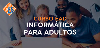 Curso voltado para o público adulto e terceira idade para aprender a utilizar o computador e seus recursos básicos, além de uma abordagem ampla no uso da internet.